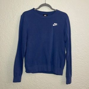 Blue Nike crew neck